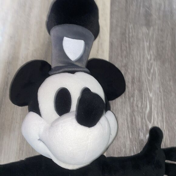 DISNEY Milestone Gray MICKEY Mouse 1928 Steamboat Willie May Exclusive 18” - Picture 2 of 8